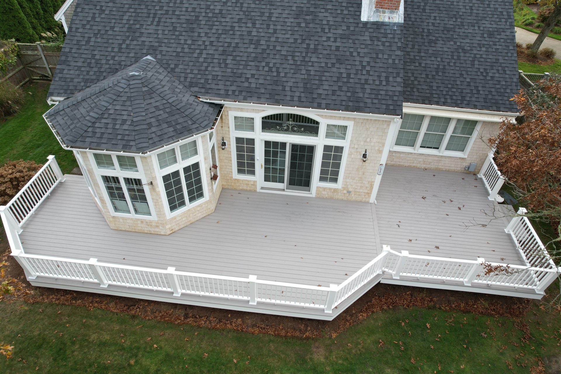 Roof deck with ocean view — HyTech Roofing, Cape Cod