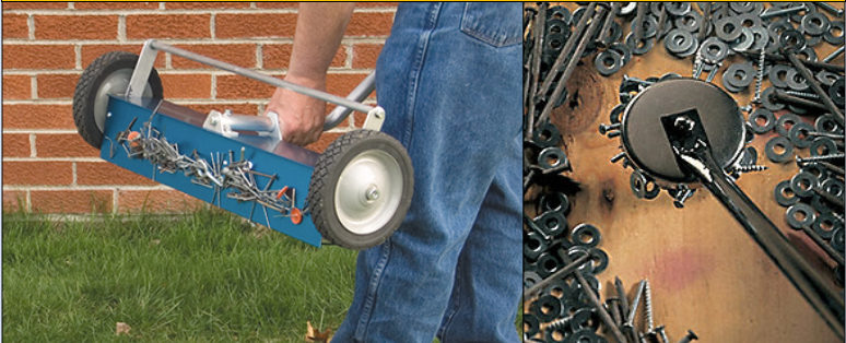 How do you pick up all of the nails?